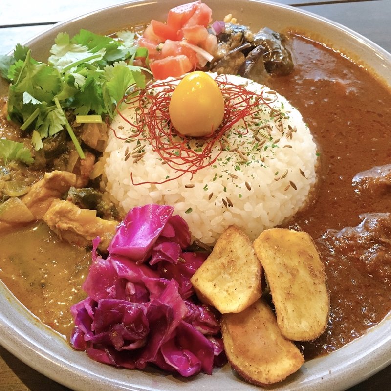 あいがけカレー(丸の内スパイス)