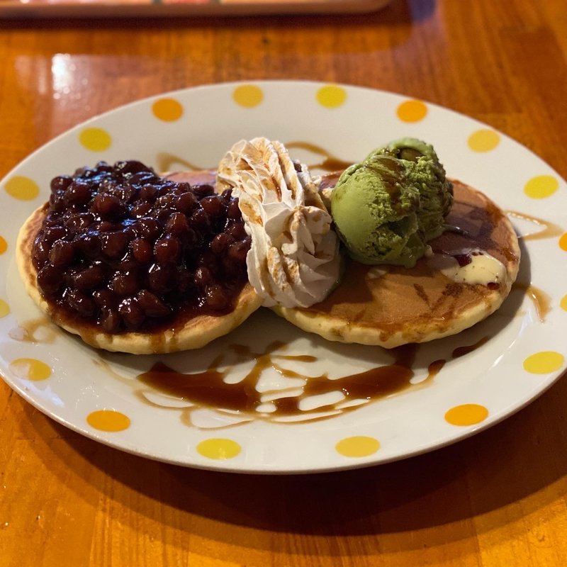 ホットケーキ（あんこ）(カフェOB 越谷駅前店 （カフェオービー）)