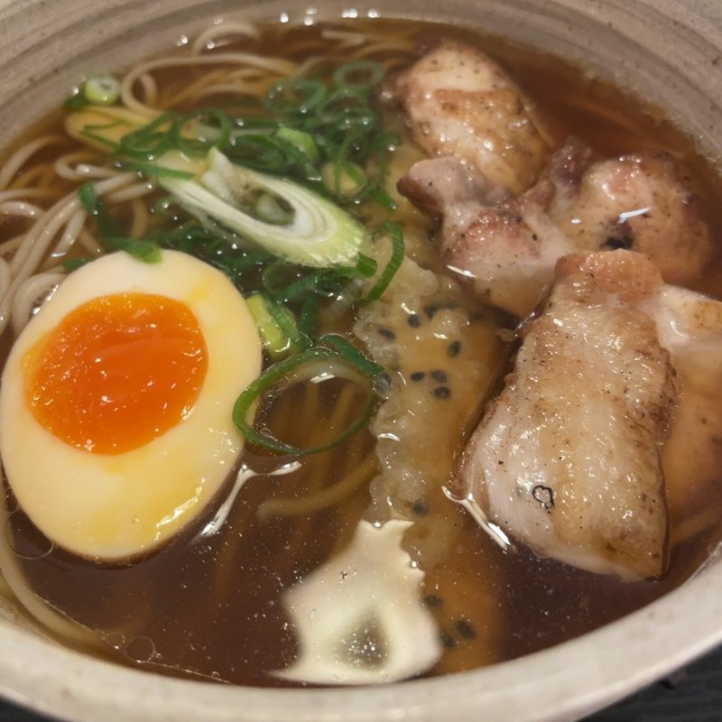 鶏そば(生粉蕎麦 玄 （きこそば げん）)