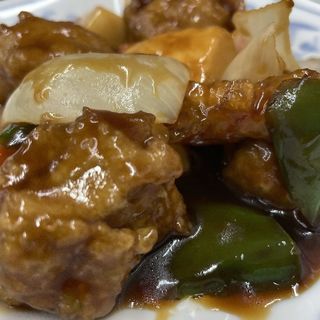 鶏と野菜の黒酢あん(福しん 要町店 )