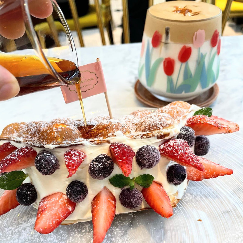 バブルワッフル(サロンドルイジュエリーカフェ)