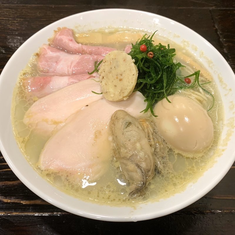 特製牡蠣そば(中華そば　向日葵 )