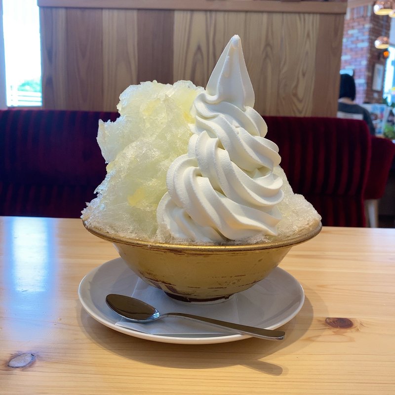 ラ・フランス(ソフトクリームトッピング)(珈琲所コメダ珈琲店 BINO栄店)