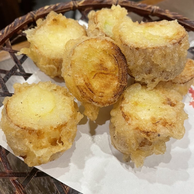 下仁田ネギの天ぷら(鈴亭 （リンテイ）)