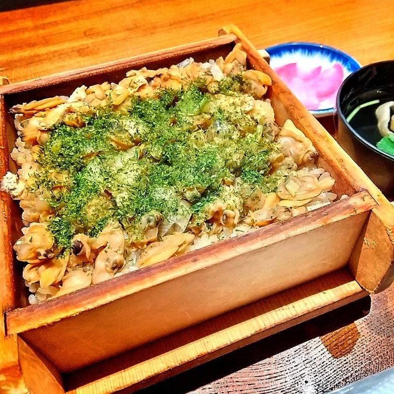 深川あさり蒸籠飯(門前茶屋)