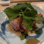 鳥ももたたき(焼鳥山もと 阿佐ヶ谷cellar)