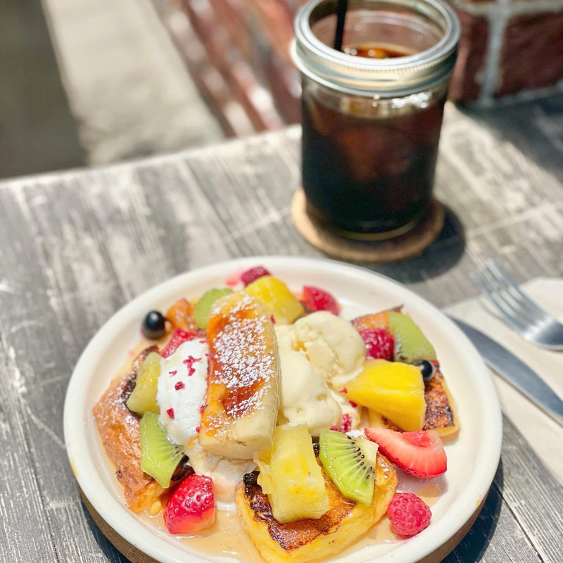 ハワイアンフレンチトースト(レブレッソ(Le BRESSO) 目黒武蔵小山店)