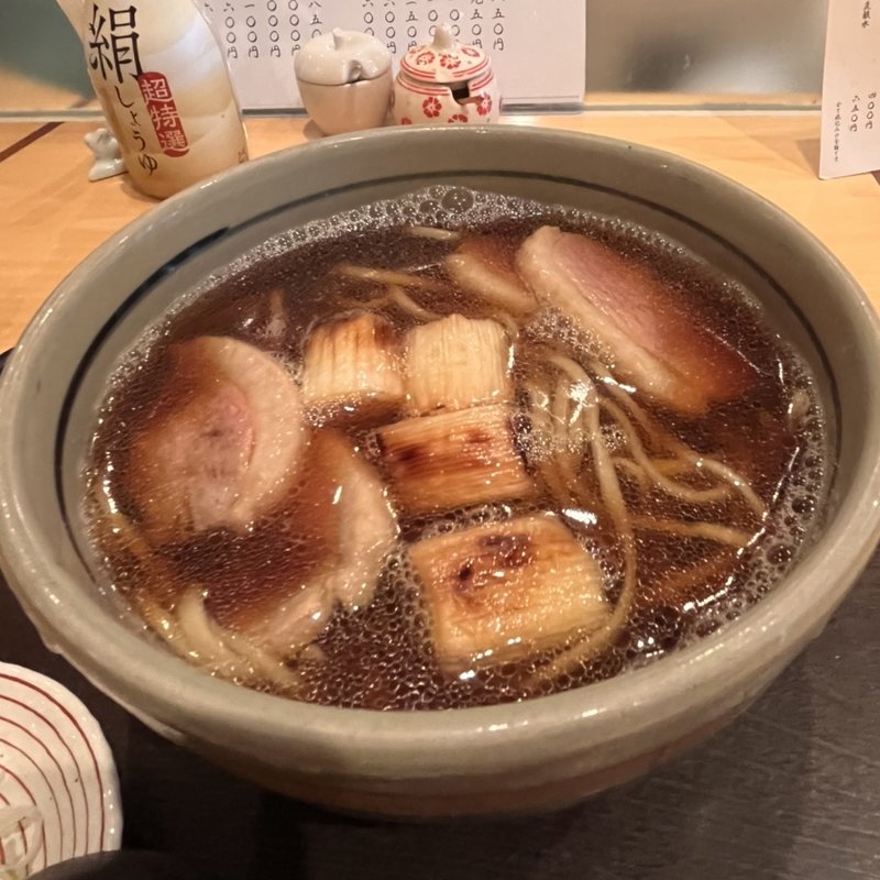 鴨南蛮蕎麦(手打蕎麦かわしま)