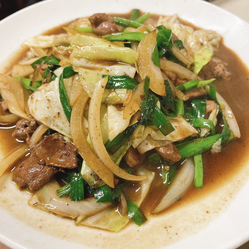 ニラレバ炒め(広東 )