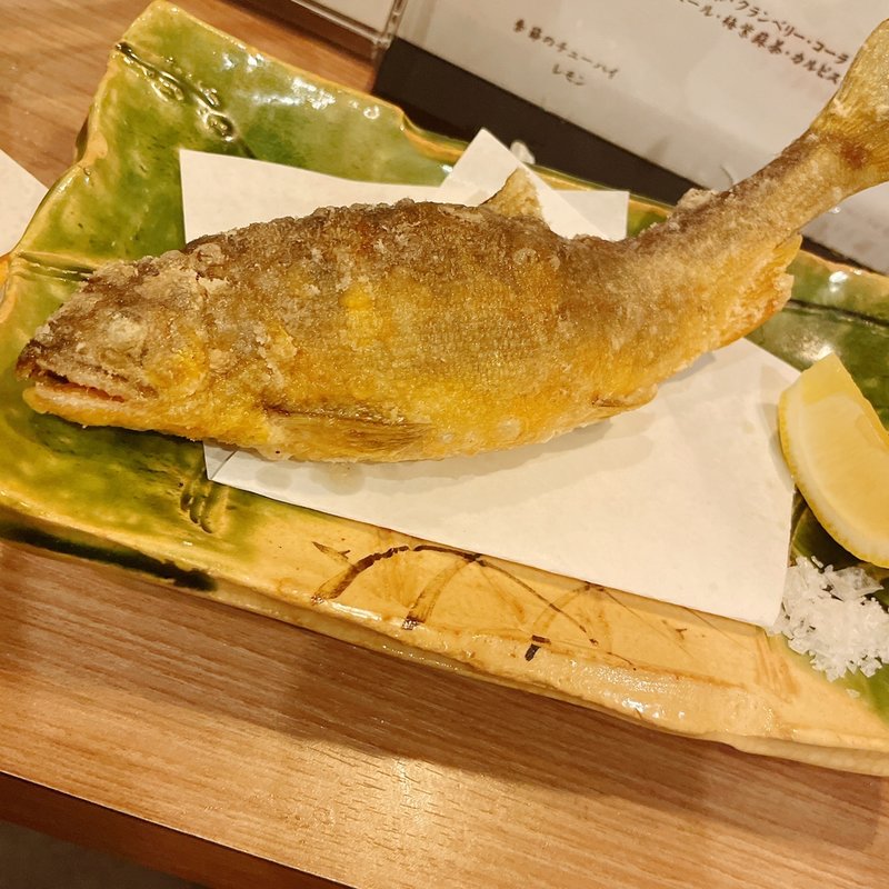 あゆ唐揚げ(雪灯)