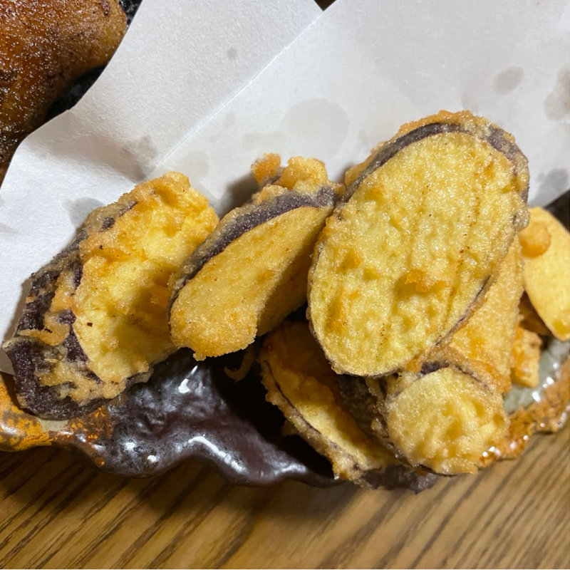 さつまいも天ぷら(諭吉屋)