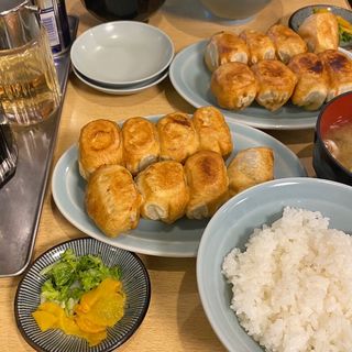 餃子定食（8個）(ファイト餃子)