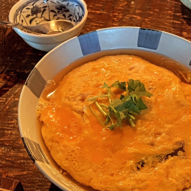 卵とじそば(松玄 麻布十番)