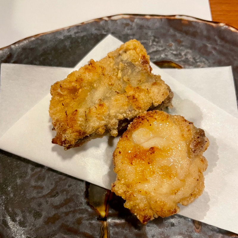 お昼の肉割烹プラン(河豚の唐揚げ)(栞庵　やましろ)