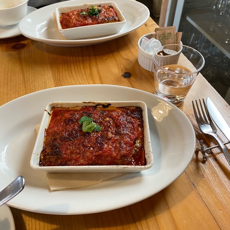 パスタセット 自家製ラザニア(カゼウズマキ)