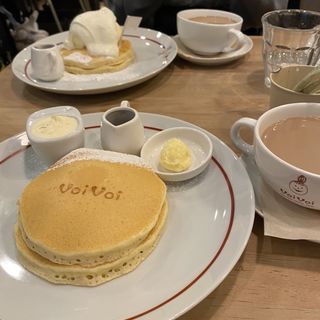クラシックバターミルクパンケーキ(パンケーキママカフェ VoiVoi （ヴォイヴォイ）)