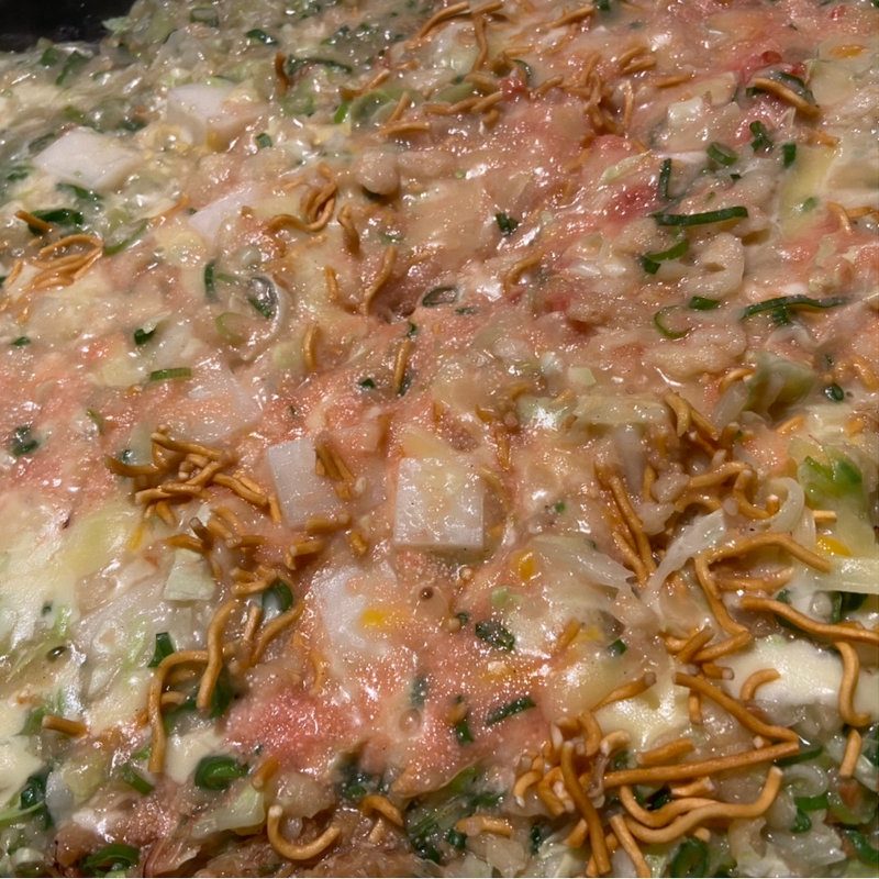 明太もちチーズもんじゃ(のむら食堂)