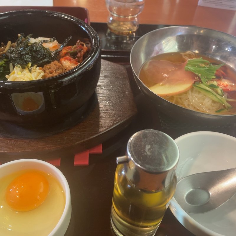 シジャン石焼ビビンバとミニ冷麺セット(シジャン 広島ＮＴＴパセーラ7F店 )