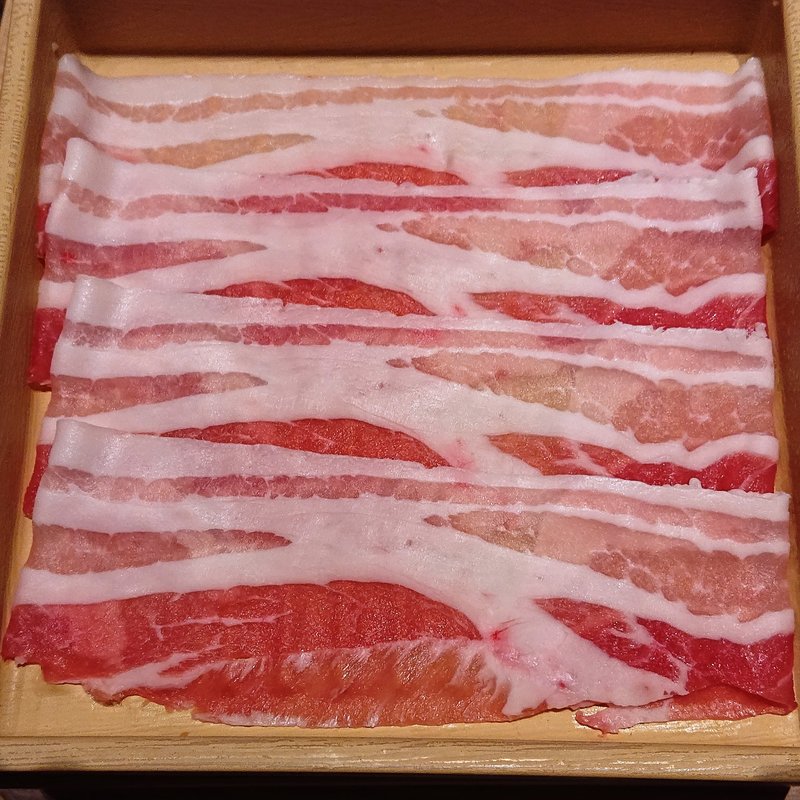 三元豚カルビ(しゃぶしゃぶ温野菜 ミューザ川崎店)