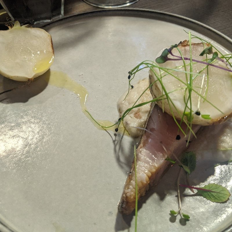 サワラとカブ(ビストロ ワタナベ)