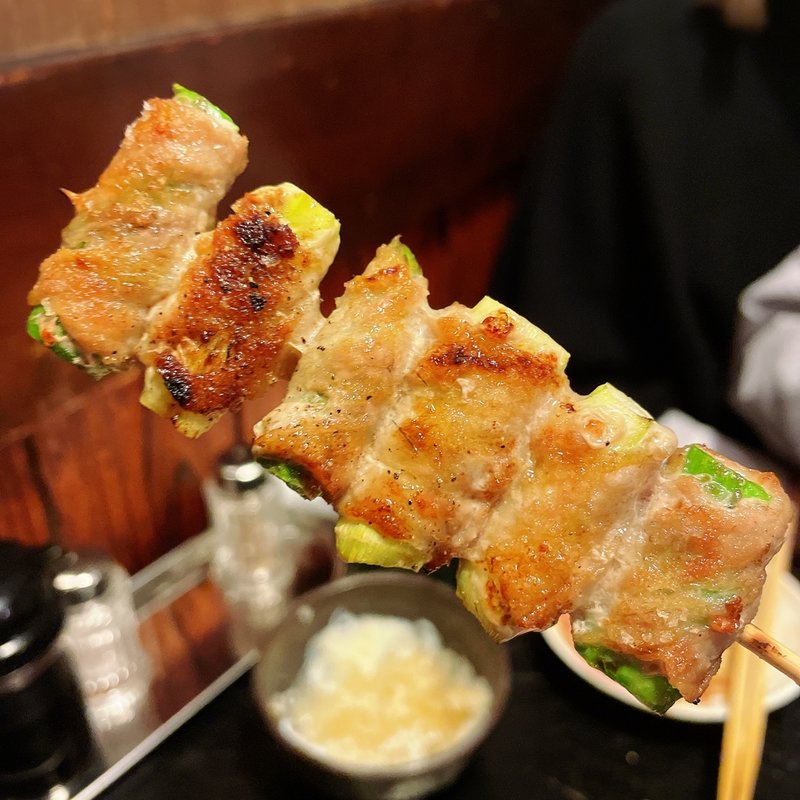 アスパラ巻(串若丸 本店 （くしわかまる）)