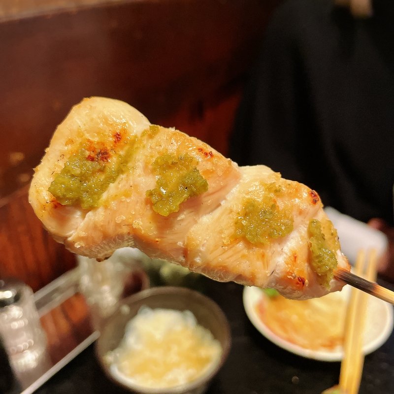 ささみの柚子こしょう焼き(串若丸 本店 （くしわかまる）)