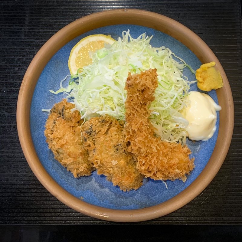 海老フライ・牡蠣フライセット(酒処 やまね )