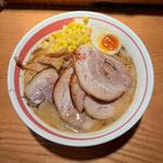 炙り焼豚味噌らぁ麺(2021年)コーントッピング