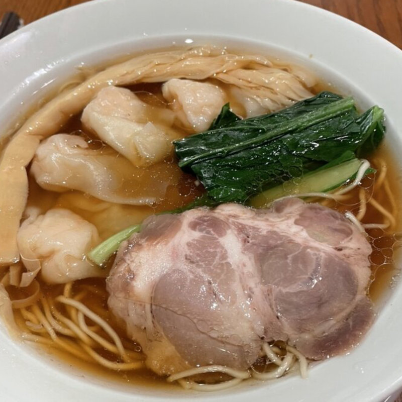 醤油わんたん麺(空海川崎ダイス店)