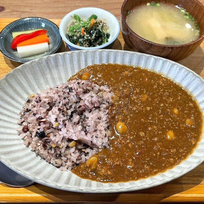 ひよこ豆と挽肉のカレー(四歩)