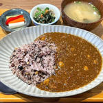 ひよこ豆と挽肉のカレー(四歩)