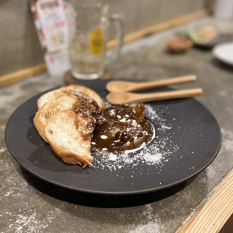 バケットとデミグラスソース(とり錦)