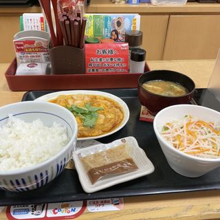 親子皿定食(なか卯 神戸元町店 )