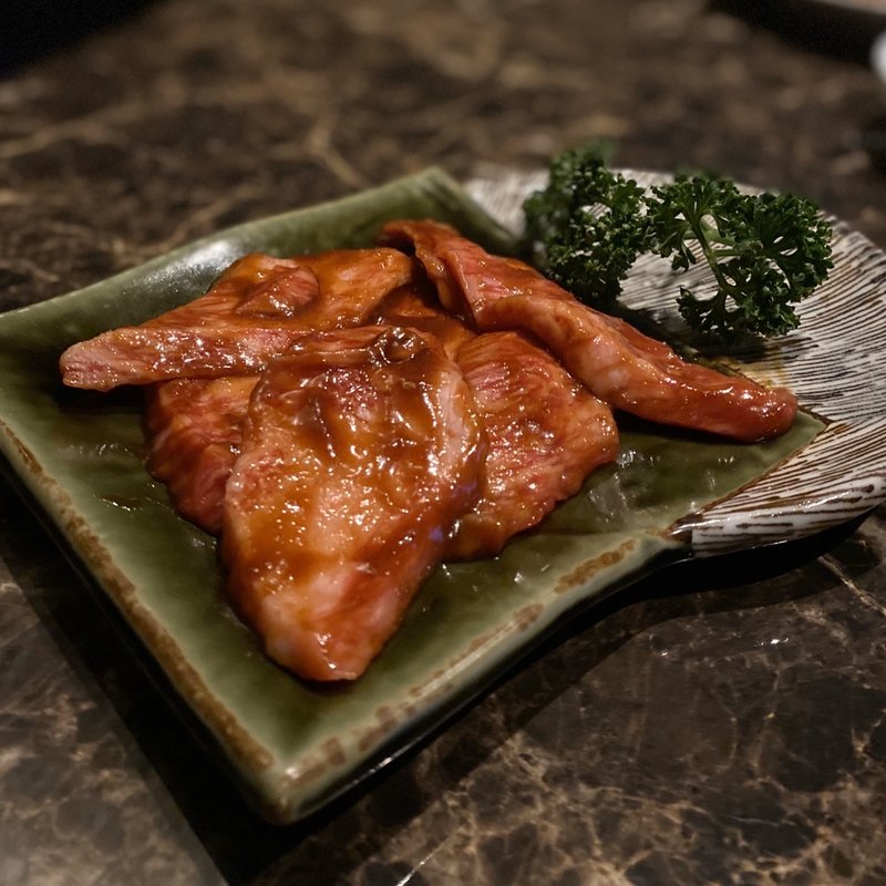 特製味噌カルビ(焼き肉 ホルモン まる金)