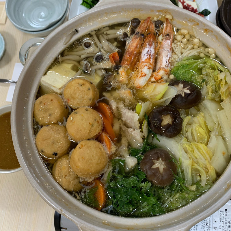 寄せ鍋(お食事処　あさ凪)