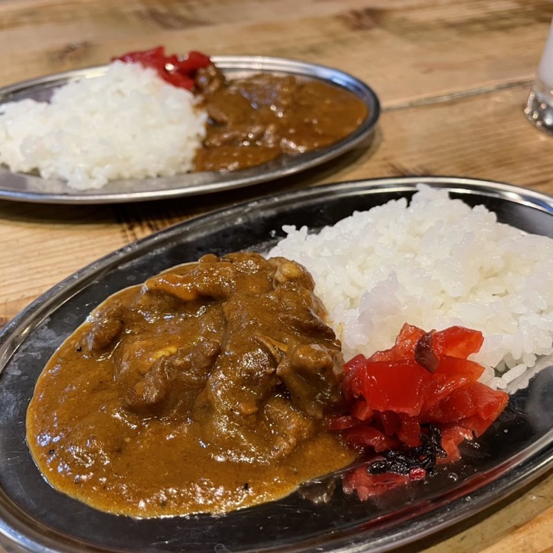 ひとくちラムカレー(北海道シントク町 塚田農場 エキニア横浜店)
