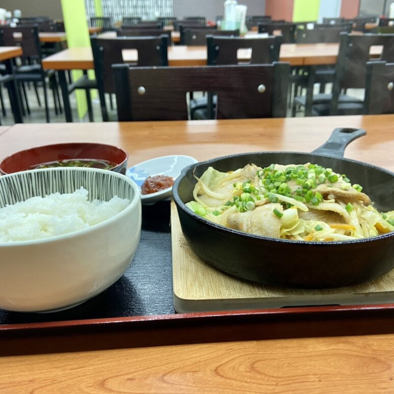 新鉄板焼定食(博多 釜どん)