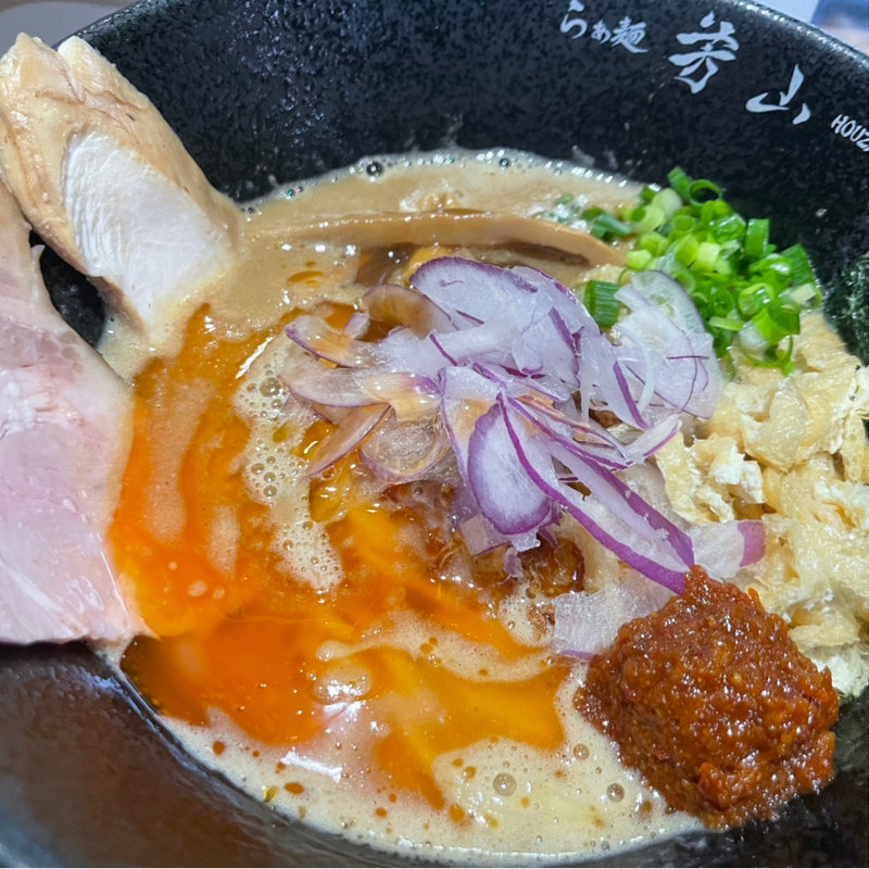 甘エビ鶏白湯そば(らぁ麺  芳山)