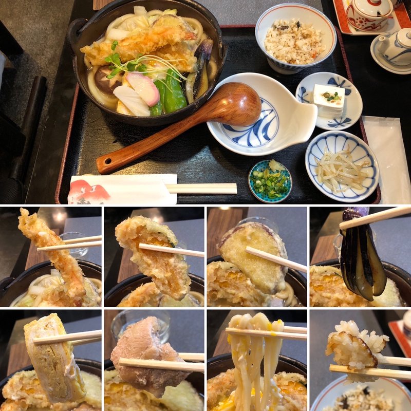 鍋焼きうどん(手打ちうどん敷島)