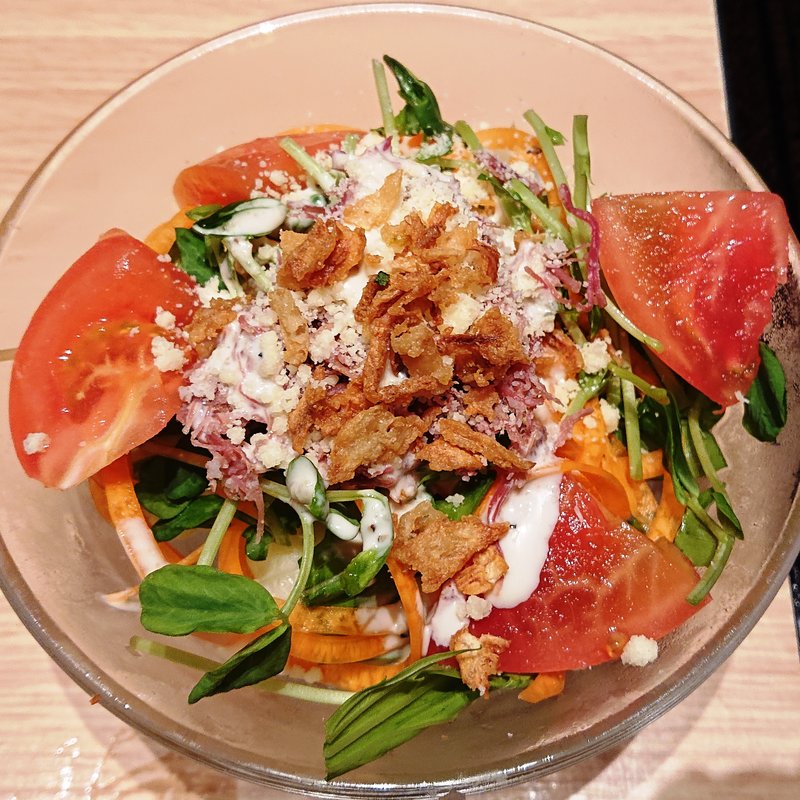 5種の国産野菜シーザーサラダ(しゃぶしゃぶ温野菜 ミューザ川崎店)