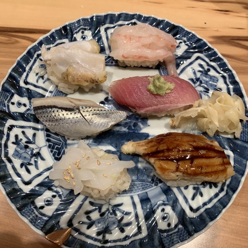 甘海老(天然本まぐろ　ありそ鮨し)