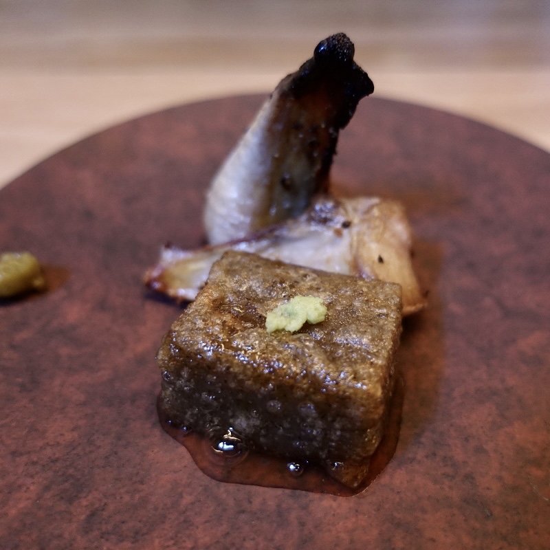 牛蒡豆腐とブリアゴ(虎ノ門 とだか)