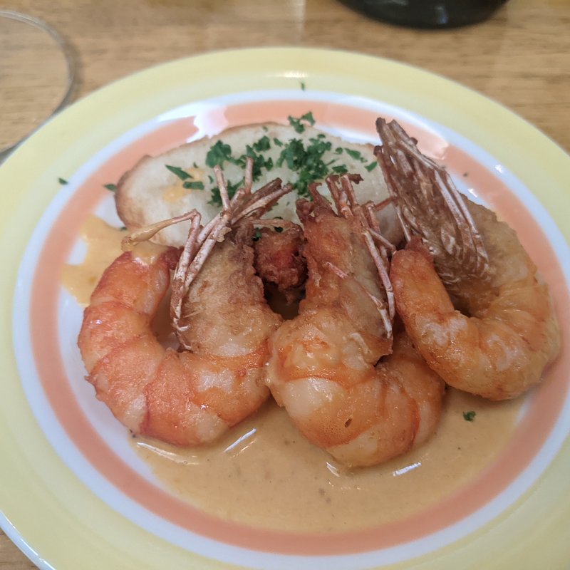 世界最高品質の極旨エビ(トラットリア ラ マルゲリータ )