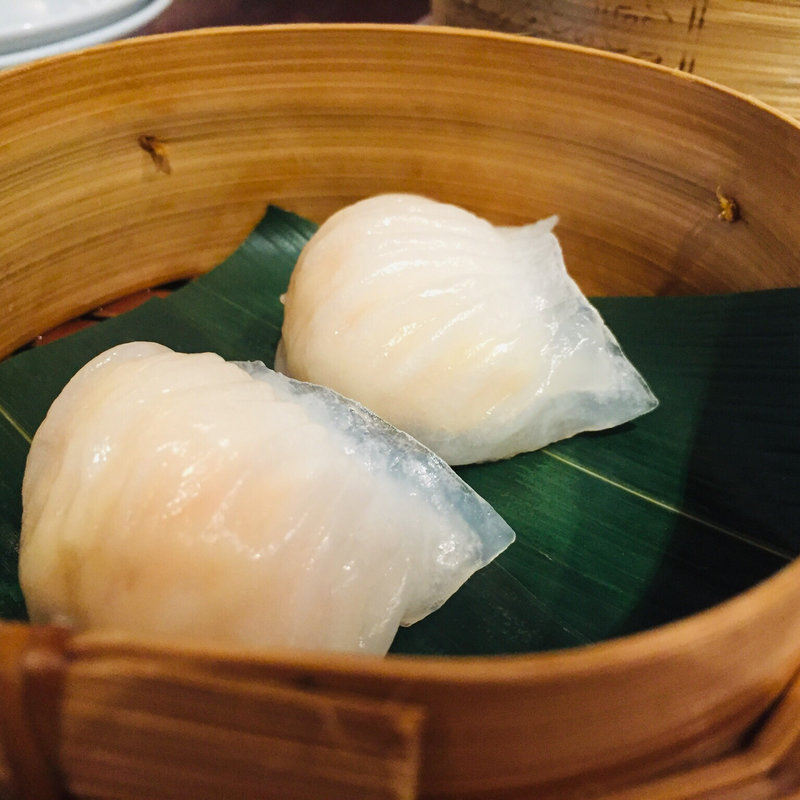 海老蒸し餃子(萬珍樓 點心舗)