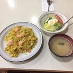 エビカレーピラフ ドリンクサラダ付(ドンピー 新町店 )
