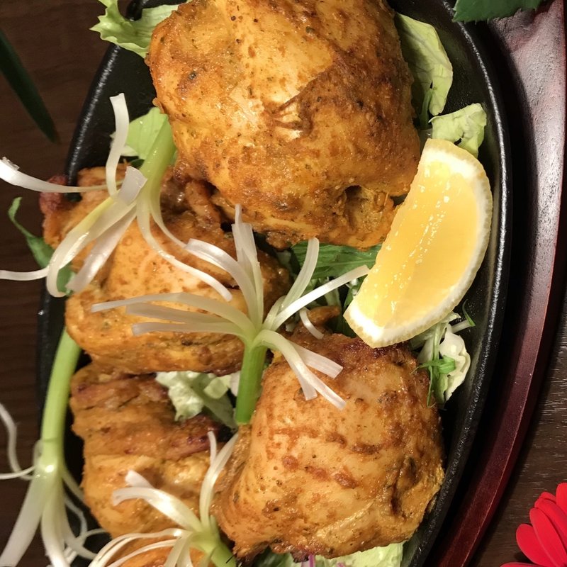 チキンテイッカ4ps(インド料理タラ)