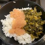 高菜明太子めし