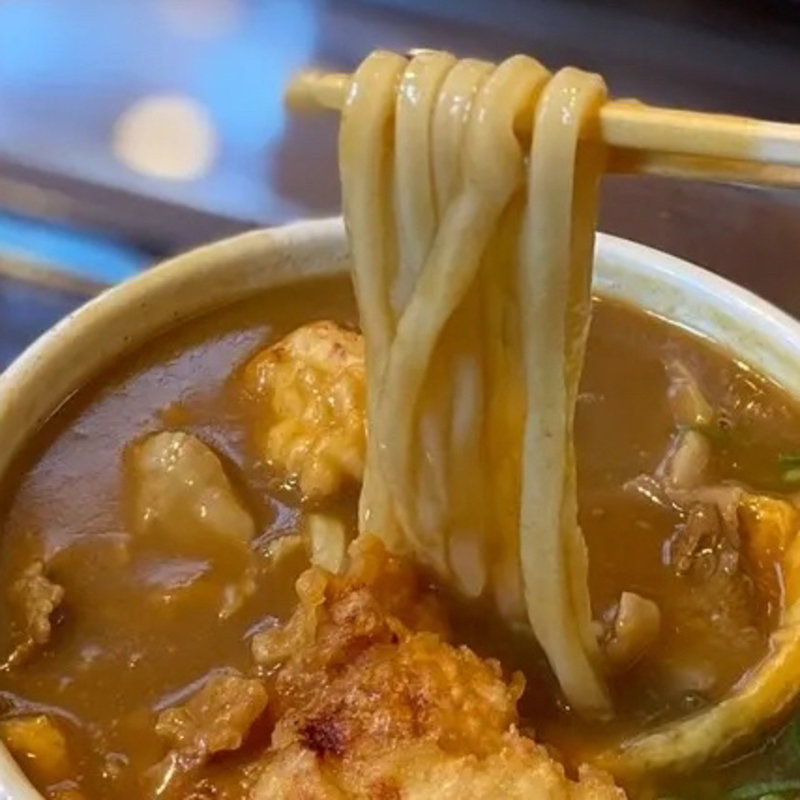 とり天カレーうどん(たからや)