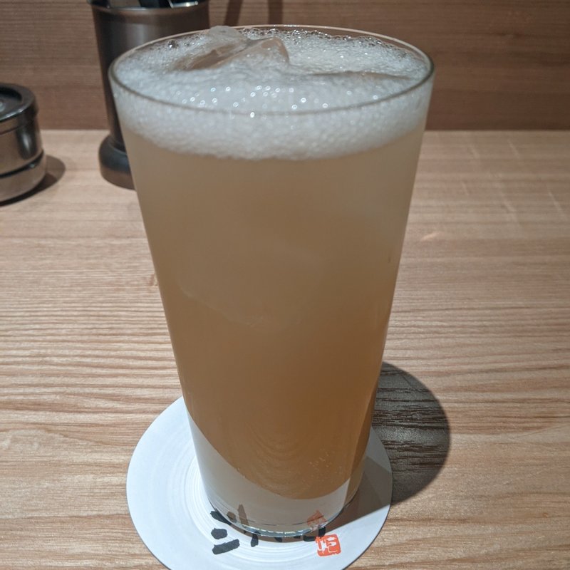 グレープフルーツサワー(焼うおいし川 六本木凛華楼)