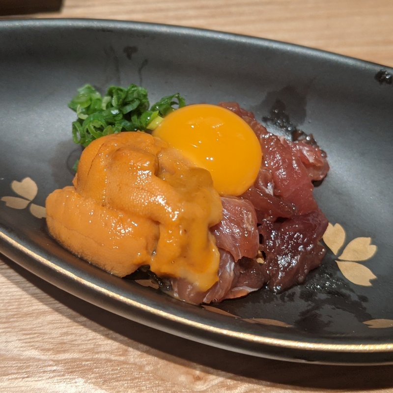 ユッケ(焼うおいし川 六本木凛華楼)